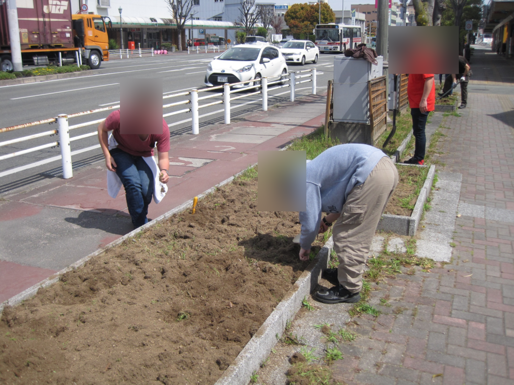 花で満載の築町ガーデン整備🌼のイメージ画像