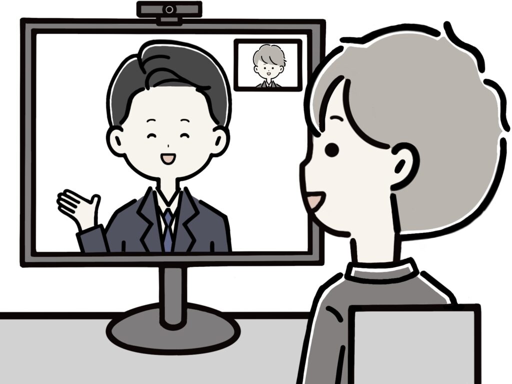 オンライン会社説明会に参加しました。のイメージ画像