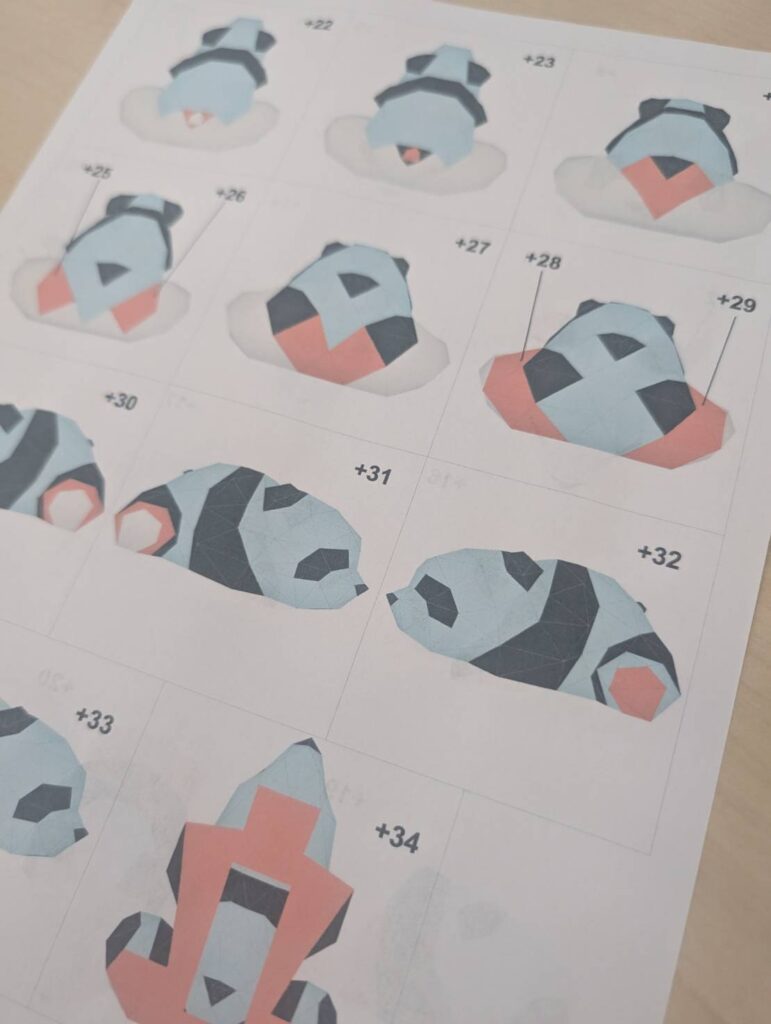 ペーパークラフトで癒され体験🐼のイメージ画像