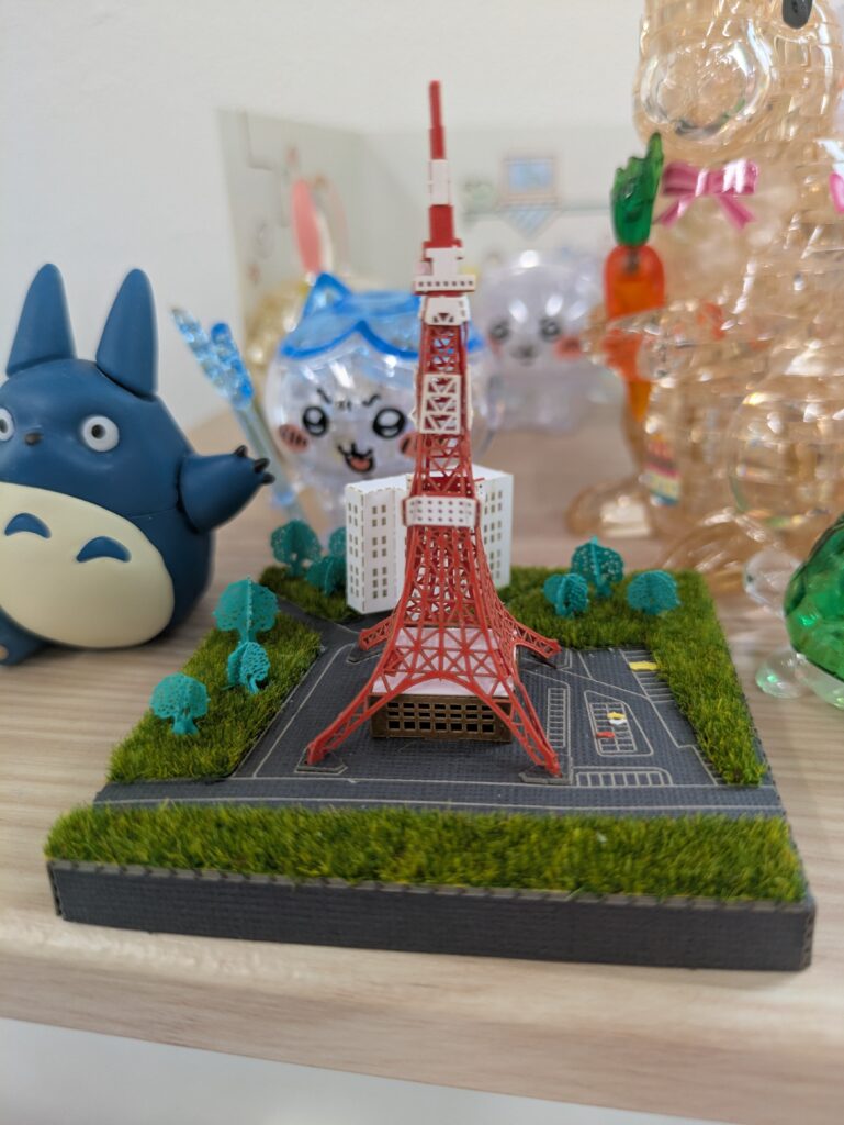 ペーパークラフトで東京タワー🗼のイメージ画像
