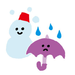 冬の雨はリラックスで。のイメージ画像